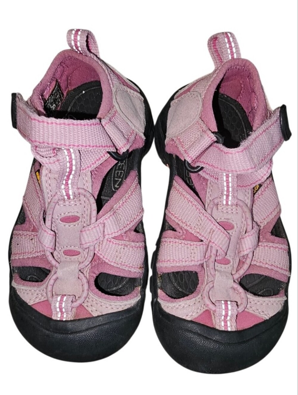 KEEN Girls Pink Closed-Toe Sport Sandals